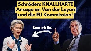 Von der Leyen bloßgestellt von Schröder! Wie die EU Russland unnötig zum Feind macht!