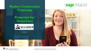 Modern Construction Financials with Sage Intacct