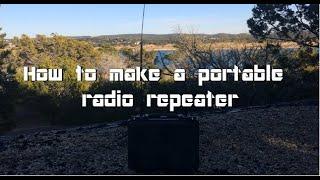 How to make a simple radio repeater