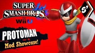 Super Smash Bros. for Wii U Mod Showcase: Proto Man Vertex Hack!