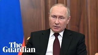 Putin signs decree recognising Ukraine's two breakaway regions