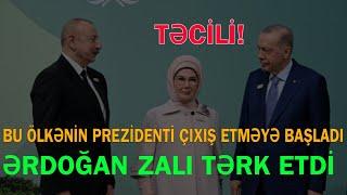 Bu ölkənin prezidenti çıxış etdi - Ərdoğan dərhal zalı tərk etdi