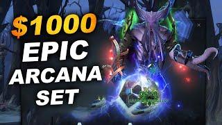 $1000 MOST EPIC Arcana Set Faceless Void by Burning