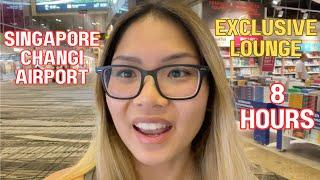 The REALITY of Singapore Changi Airport + EXCLUSIVE Lounge Access (8 HOURS) #singapore #lounge