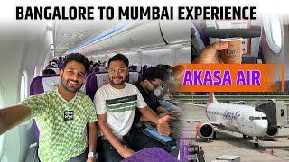 Bangalore to Mumbai in Akasa air || Economy class experience