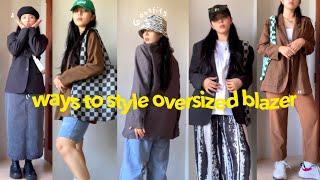 How to style oversized blazers ~ 6 outfit ideas | LOOKBOOK 〰️