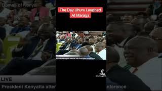 THE MOMENT UHURU MADE A JOKE WHEN RAILA WAS AROUND #uhurukenyatta #raila #ruto #gachagua