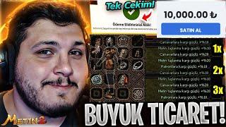 SIRALAMA KIZIŞINCA 10.000TL TEK ÇEKİM BOMBAYI PATLATTIM ! 4. OLDUM | Metin2 Lucas2 #4