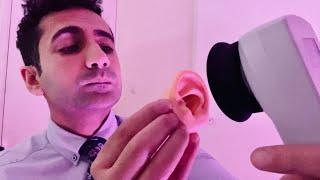 ASMR: Binaural Audiometry Hearing Exam & more