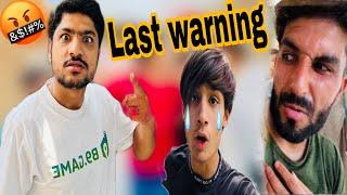 Mahad Pets Vlog Ko Last Warning Dy Di  angry