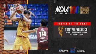 Player of the Game   Tristan Felebrico vs Perpetual  NCAA Season 100