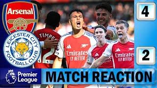 Trossard & Martinelli Explode !!! Arsenal 4 - 2 Leicester City | Match Reaction !!!