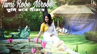 Tumi Robe Nirobe | Debolinaa Nandy | ft. Badal Sinha | Rabindra Sangeet | COVER