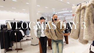 VLOGMAS DAY 3! Shopping, trying sides festive menu and haul! Immie and Kirra