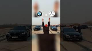 BMW X6M VS MERCEDES #bmw #edit #dragrace