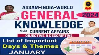 Important days and themes | Important mcqs | SLRPB , SLRC  Assam  @FSirAcademy