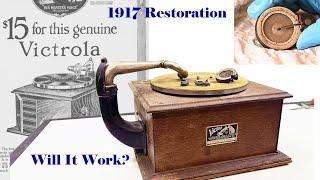 Full Restoration - Victor Victrola Record Player from 1917