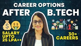 Career Options After B.Tech/BE with Salary upto 25 Lakhs  | 30+ Different Careers  