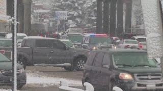 Winter Storm Causing I-70, Highway Closures In The Mountains On Christmas Eve