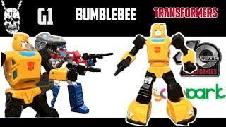 Stop Motion: Yolopark  Transformers AMK mini Bumblebee Model Kit Review