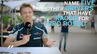 Grill The Grid - Daniil Kvyat