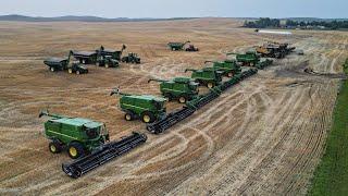 Is 14 Machines in the Field Enough? - North Dakota Wheat Harvest 2023