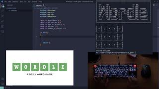 Step-by-Step Tutorial for Creating a Simple Wordle Game using C++ | Keyboard ASMR