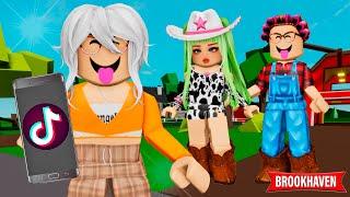 A NETA TRANSFORMOU A AVÓ EM UM TIKTOKER FAMOSA! Historinha Brookhaven ROBLOX