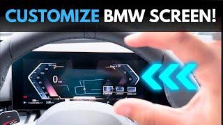 Here's How to CUSTOMIZE Your BMW Screens!