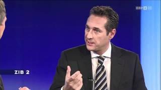 Strache: "Wie sind die neuen Juden" ZIB2 Interview mit Armin Wolf