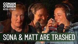 Sona & Matt Drank Too Many Chill Chums | Conan O’Brien Needs a Friend