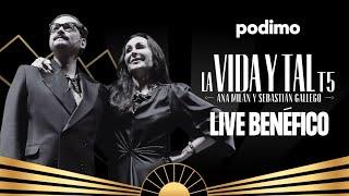 Live solidario de La vida y tal en Madrid con Ana Milán y Sebastián Gallego