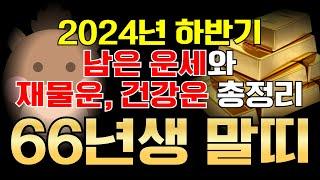 2024년 하반기 66년생 말띠 운세, 재물운 건강운까지 총정리!