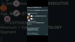 urgently required job Chennai Tirunelveli Tuticorin Coimbatore medical rep