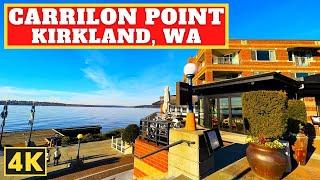 KIRKLAND, Washington | CARRILON POINT | 4K Walking Tour 