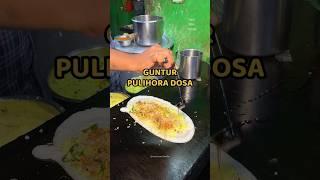 *GUNTUR Famous Pulihora Dosa* | Nom Nom Foodie | Guntur Food Song | Hanuman Tiffin Center, Guntur