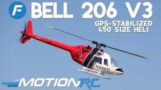 Fly Wing Bell 206 V3 450 Size GPS Stabilized RTF RC Helicopter | Motion RC