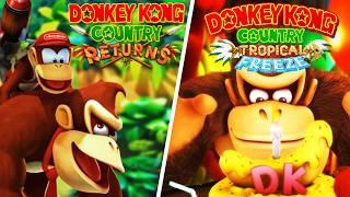 Donkey Kong Country Returns + Tropical Freeze - Full Game Series - No Damage 100% Walkthrough