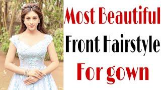 Most beautiful hairstyle for gown | hiba nawab hairstyle | birthday hairstyle | trendy hairstyle