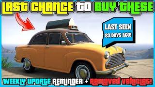 GTA Online Weekly Update Reminder! LAST CHANCE To Get All These Discounts!