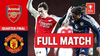 LIVE MATCH | Arsenal U18 v Manchester United U18 | Quarter-final | FA Youth Cup 2024-25