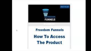 Freedom Funnels Product Access