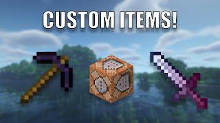 How to Create Custom Items in Minecraft!