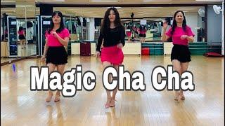 Magic Cha Cha line dance(Beginner/Intermediate) Ruth Elias & Pauline Morgan