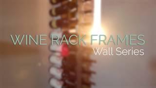 VintageView Wall Series Wine Rack Frame: Creating floating wine racks