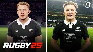 Rugby 25 vs Real Life - Player Faces Comparison!