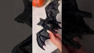 Diy Papier-mâché BAT Spooky And CUTE Fall DECOR #shorts #diycrafts #halloween #diy #tutorial