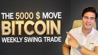 how i caught a 5000$ Weekly bitcoin swing trade trialling every swing lows