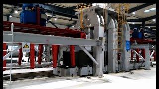 Fiber Cement Board Making Machine FLOW ON Tile sheet Calcium Silicate Board Production Line