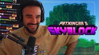 MEJORES MOMENTOS de ILLOJUAN, ELBOKERON Y GUILLE en PATXINGAR'S SKYBLOCK. (LOS 7 DIRECTOS RESUMIDOS)